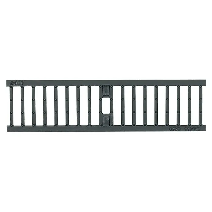 ACO Galaline Gussrost - 50 x 13,1 x 2,2 cm, Schlitzbreite: 18 mm, Gusseisen - Das ACO Drainlock Gussrost ist ein stabiles Gitterrost für Entwässerungssysteme, ideal für den Außenbereich.