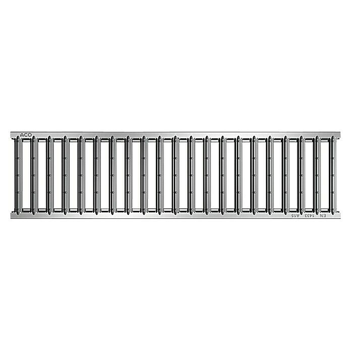 ACO Galaline Stegrost100 x 13,5 x 2,1 cm, Schlitzbreite: 12 mm, Stahl Left Side View