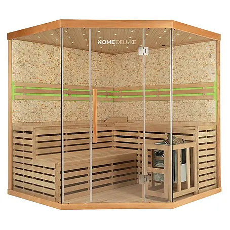 Home Deluxe  Elementsauna SKYLINE BIG XL KUNSTSTEINWAND