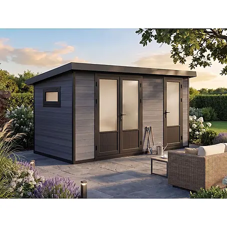 Fjordholz  Gartenhaus Style DeLuxe 2-Raum 8,0 m²