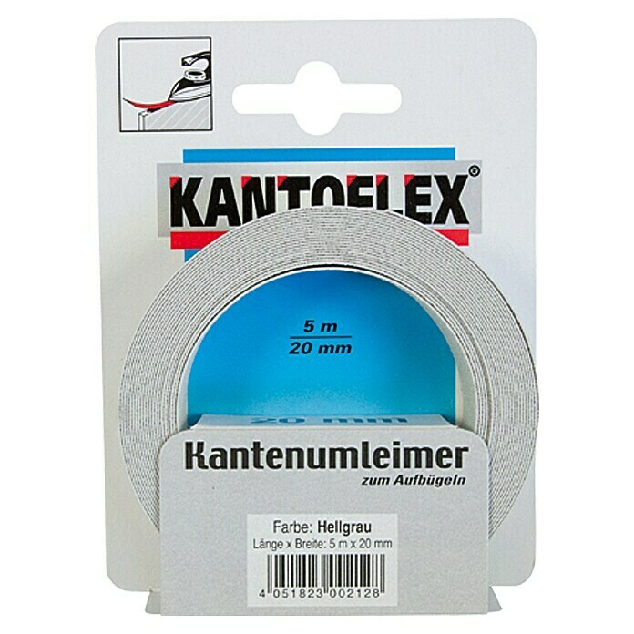 Kantoflex Kantenband (Lichtgrijs, l x b: 5 m x 20 mm)