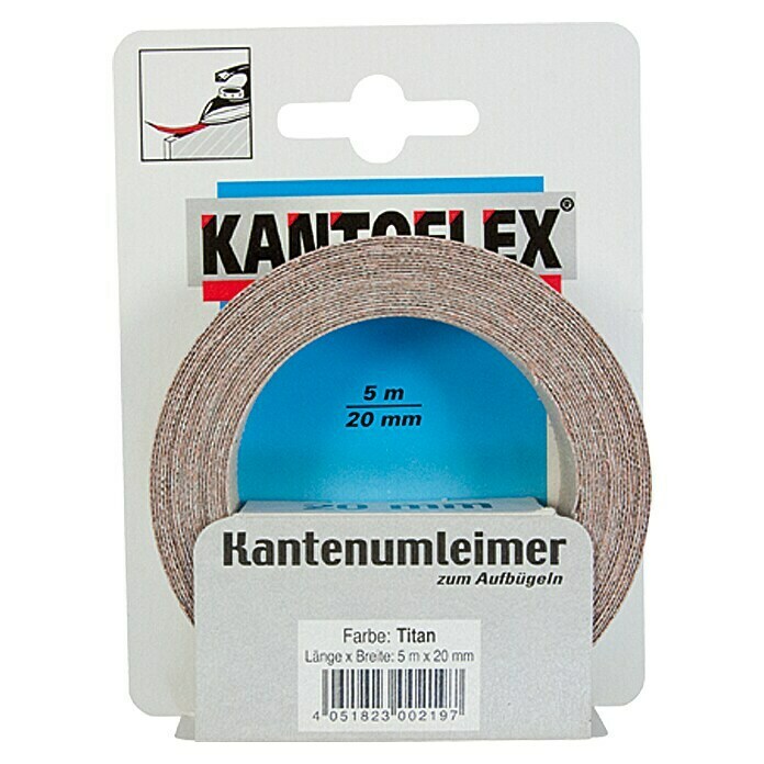 Kantoflex Kantenband (Titanium, l x b: 5 m x 20 mm)