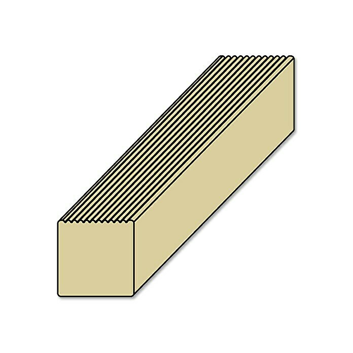 KANTHOLZ 5X5X300cm  KDI GRÜN