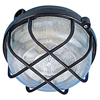 Ritter Leuchten LED-Wand- & Deckenleuchte rund (7 W, Ø x H: 200 x 105 mm, Schwarz, Warmweiß)