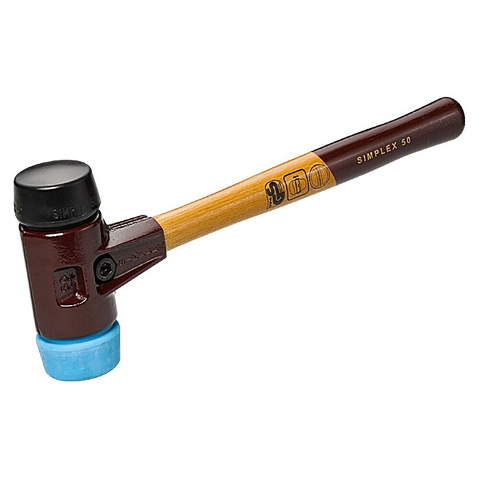 Halder Simplex Kladivo brez povratnega udarca  (Les, Premer glave: 50 mm, Teža glave: 1.150 g) | 1790 - Hämmer | BADA - Schlagwerkzeuge | BAD - Handwerkzeuge | BA - Handwerkzeuge | B - Werkz/Masch/Maschzubeh/Auto | BAUHAUS