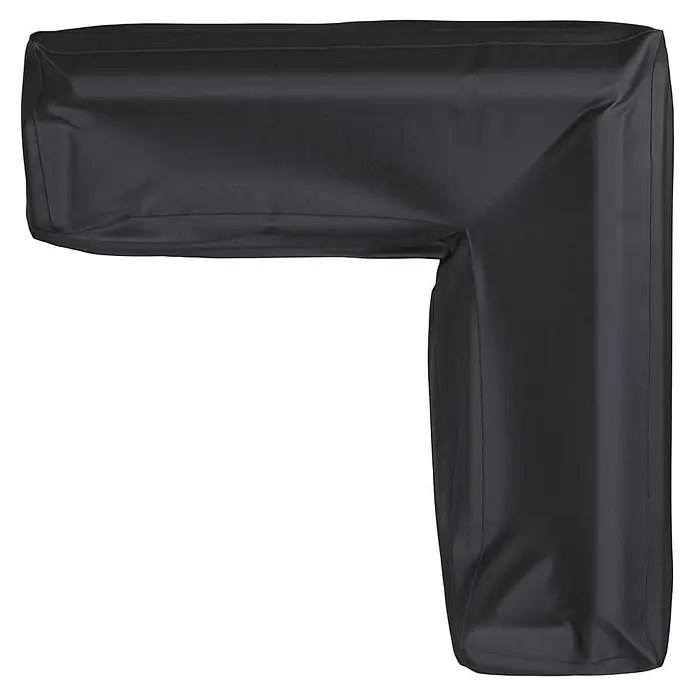 Sunfun Lounge-Set Schutzhülle - L x B x H: 320 x 100 x 85 cm, Kunststoff - Schwarze L-förmige Schutzabdeckung aus strapazierfähigem Textil.