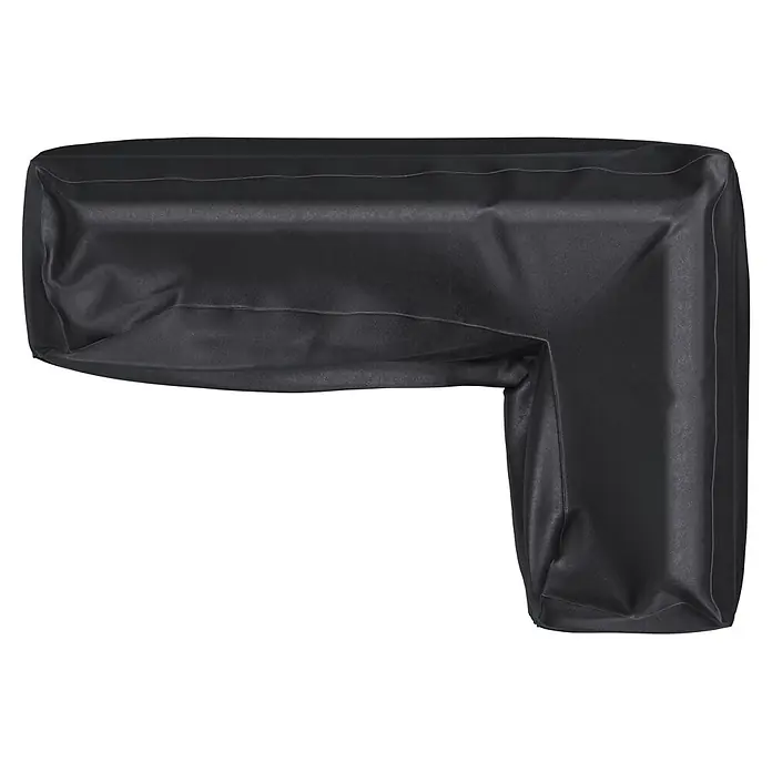 Sunfun Lounge-Set Schutzhülle - L x B x H: 270 x 95 x 85 cm, Kunststoff - Schwarze L-förmige Schutzhülle für Gartenmöbel.
