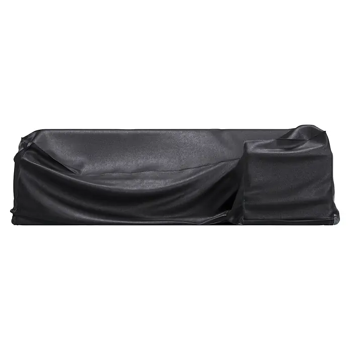 Sunfun Lounge-Set Schutzhülle - L x B x H: 270 x 95 x 85 cm, Kunststoff - Dunkelgraue Schutzhülle aus Stoff für Gartenmöbel.