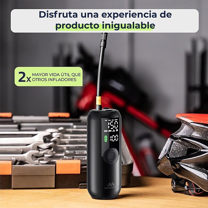 Mini bomba de aire Woowind LP1 (7,4 V, 10,34 bar, Capacidad de bombeo máx.: 18 l/h) | BAUHAUS