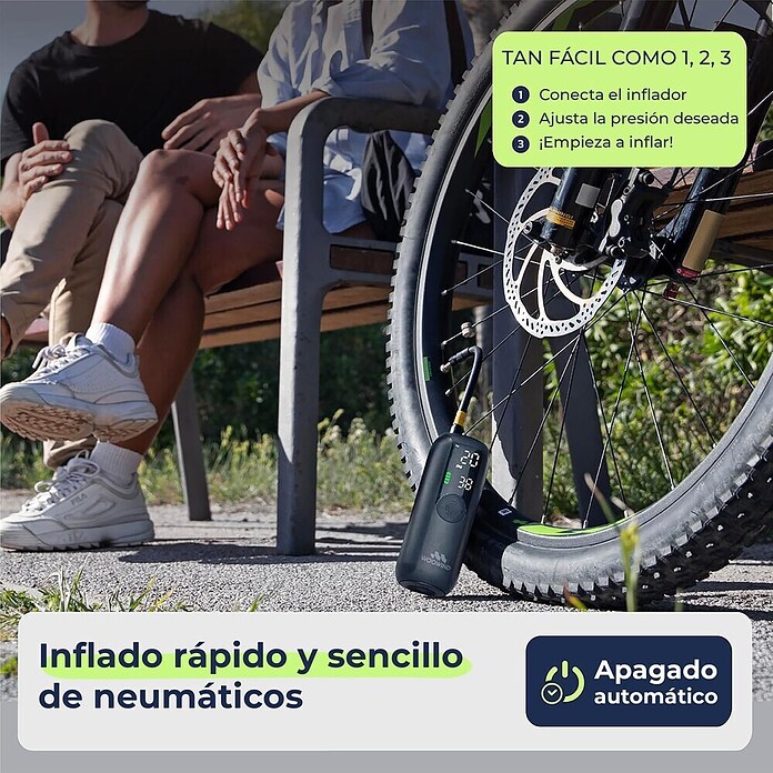 Mini bomba de aire Woowind LP1 (7,4 V, 10,34 bar, Capacidad de bombeo máx.: 18 l/h) | BAUHAUS