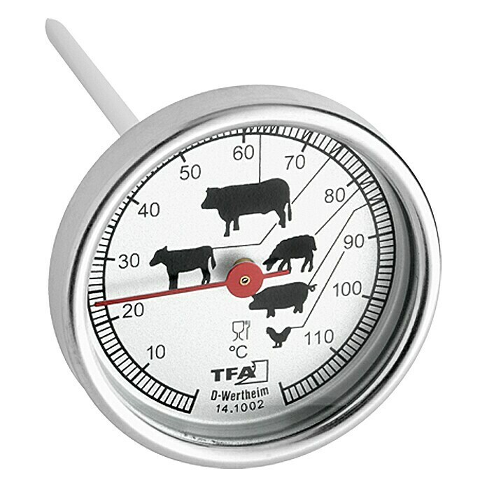 TFA Dostmann Termometar za pečeno meso (Ø x V: 5 x 12 cm, Analogno)