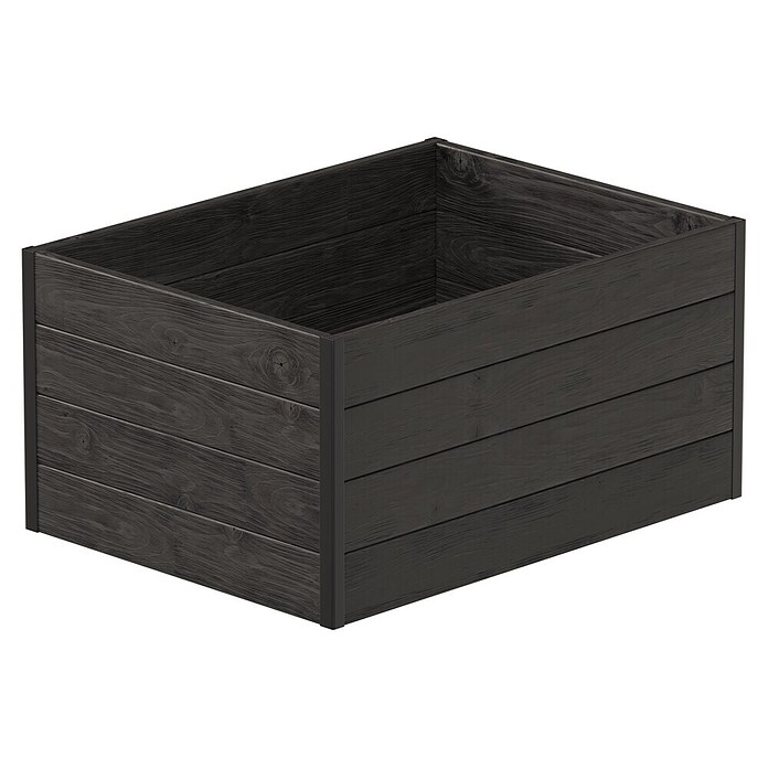 Upyard Huerto I-Box (80 x 60 x 40 cm, Madera, Negro) | BAUHAUS