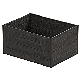 Upyard Huerto I-Box (80 x 60 x 40 cm, Madera, Negro)