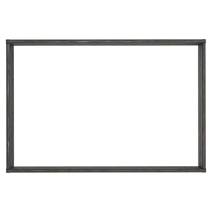 Upyard Hochbeet Gardenbox I-Box - 120 x 80 x 40 cm, Holz, Schwarz - Rechteckiger Bilderrahmen aus dunklem Holz.