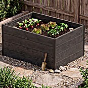 Upyard Huerto I-Box (80 x 60 x 40 cm, Madera, Negro) | BAUHAUS