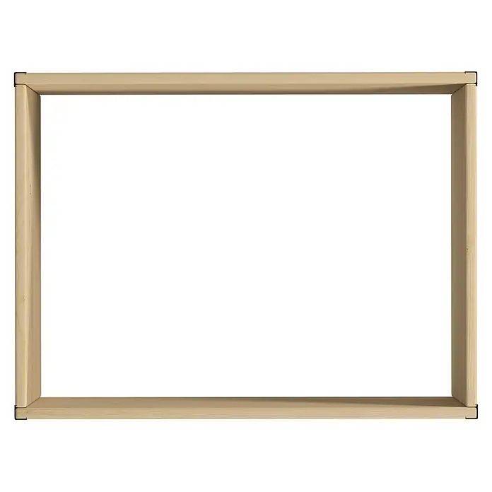 Upyard Hochbeet Gardenbox I-Box - 80 x 60 x 40 cm, Holz, Natur - Heller Holzrahmen mit natürlicher Holzoptik.