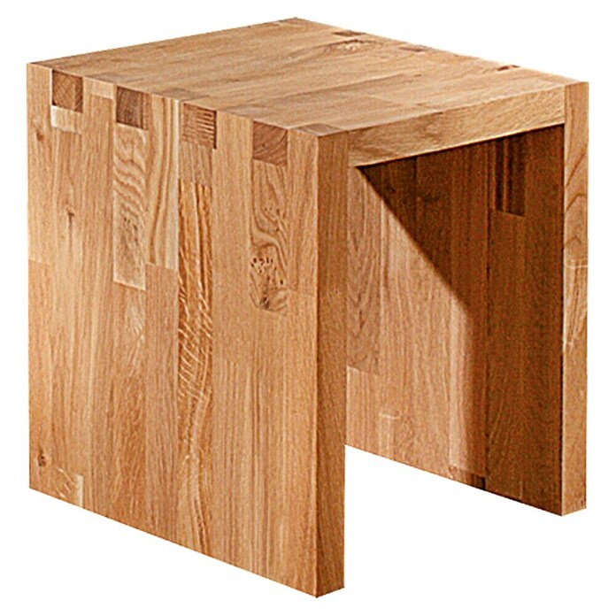 Exclusivholz Aspen Hocker (Eiche, 32,6 x 38 x 33 cm)