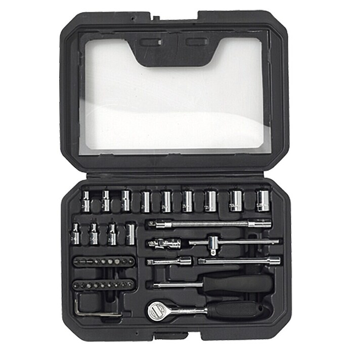 Alpha Tools Doppenset met ratel en inbussleutels WBL (41-delig)