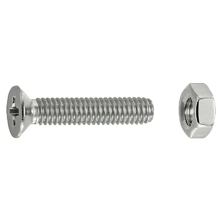 Connex  Tornillo de rosca métrica con tuerca