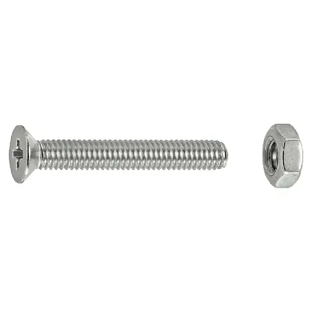 Connex  Tornillo de rosca métrica con tuerca
