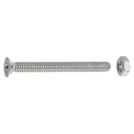 Connex  Tornillo de rosca métrica con tuerca