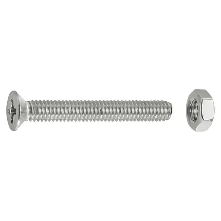 Connex  Tornillo de rosca métrica con tuerca