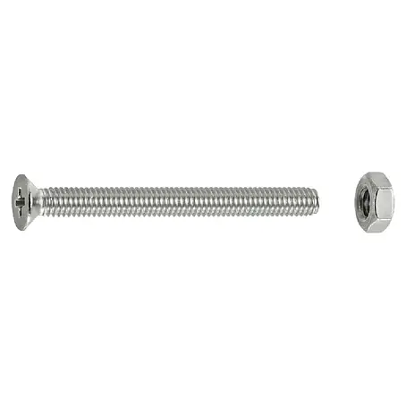 Connex  Tornillo de rosca métrica con tuerca