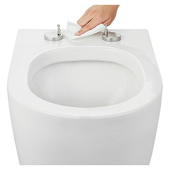 Poseidon WC-Sitz Kea (Weiß, Duroplast, Mit Absenkautomatik)