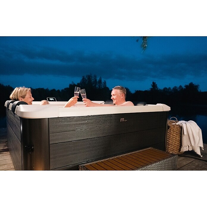 MSpa Whirlpool Oslo Aero Plus (180 x 180 cm, Grau) | BAUHAUS