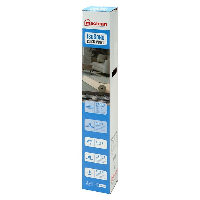 Maclean Ondervloer pvc IsoSono (9 m², Dikte: 1,3 mm) | BAUHAUS