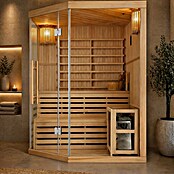 Sanotechnik Massivholzsauna Tallinn (L x B x H: 150 x 150 x 200 cm, 6 kW) | BAUHAUS