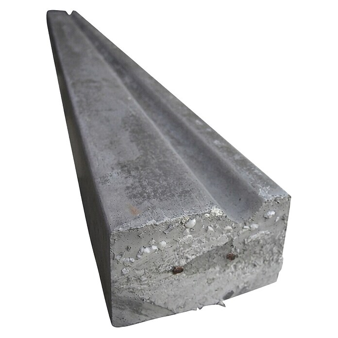 Betonlatei met waterrol (l x b x h: 2.000 x 100 x 60 mm) | BAUHAUS