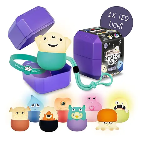 MegaLight  LED-Nachtlicht Mystery Lights Eggys Monster