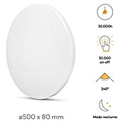 Garza Plafón LED Bowie (60 W, Blanco, 50 cm, Blanco neutro) | BAUHAUS