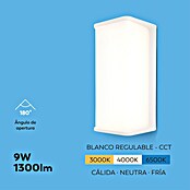 Garza Aplique exterior LED Tena (9 W, 8 x 8,5 x 24 cm, Blanco, IP65) | BAUHAUS