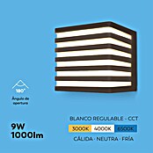 Garza Aplique exterior LED Vito (9 W, 10,4 x 11,2 x 11,2 cm, Negro, IP65) | BAUHAUS