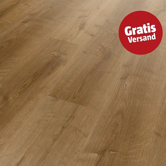 Fixed Vinylboden - Eiche Natur, Landhausdiele, 1.219 x 184 x 2,5 mm - Helle, braune Holzdielenboden mit natürlicher Maserung.
