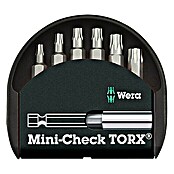 Wera Classic Bit-Set Mini-Check Torx (7-tlg., Innen-TORX®-Schrauben)