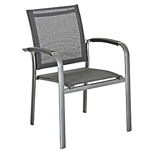 Sunfun Maja Sillón de jardín Maja (An x Pr x Al: 59,5 x 59 x 88 cm, Antracita)