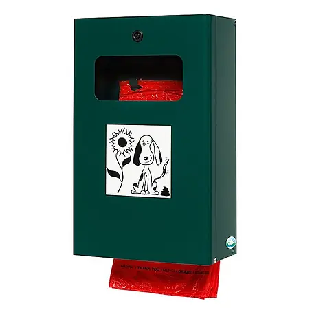 Proregal  Asche-Mülleimer robust mit Hundekotbeutelspender