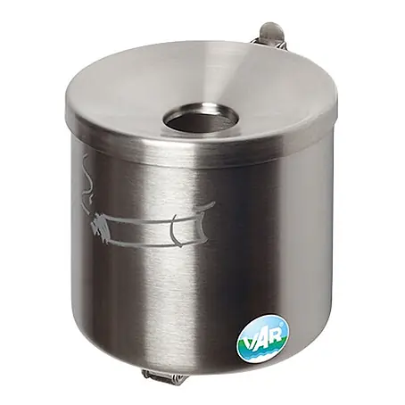 Proregal  Asche-Mülleimer robust zur Wandmontage