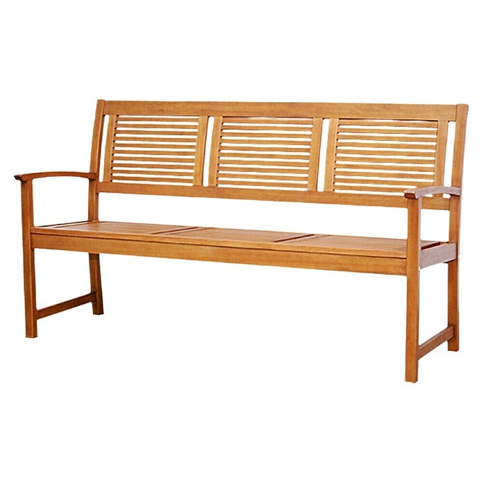 Sunfun Diana Gartenbank (158 cm, Eukalyptus, Naturbraun)