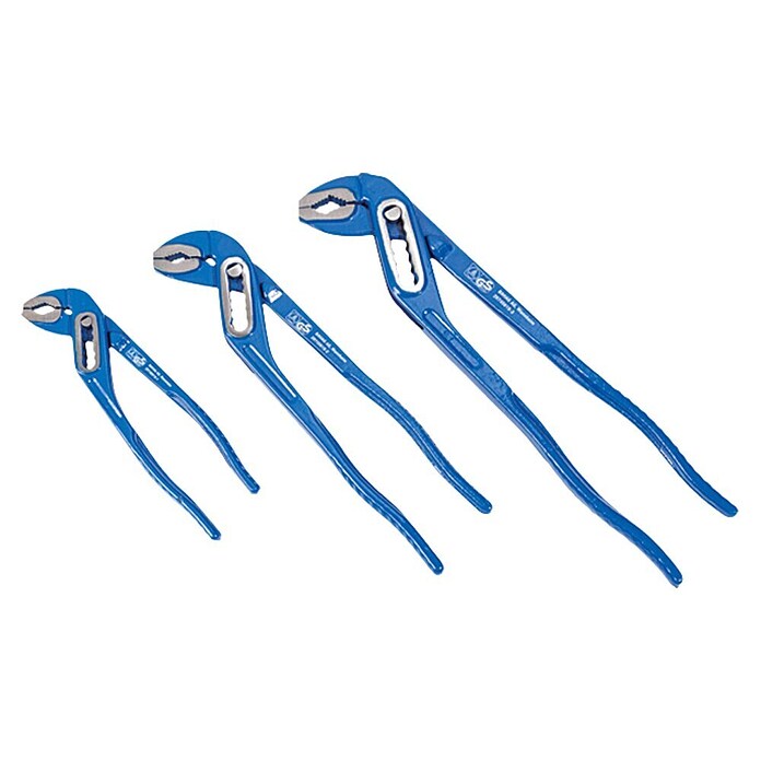 Alpha Tools Set waterpomptangen (3-delig, Koolstofstaal)