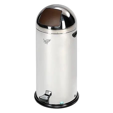 Proregal  Treteimer robust mit Fußpedal + Griffmulden