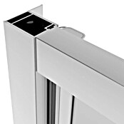 Sanotechnik Nihajna tuš vrata Slim Line  (80 x 200 cm, Krom, Debelina stekla: 6 mm) | 3670 - Drehtür | DADB - Duschabtrennungen | DAD - Badausstattung | DA - Badausstattung/Bäderwelt | D - Sanitär | BAUHAUS