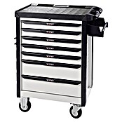 Wisent Werkstattwagen Premium White Edition (Schwarz/Weiß, Stahl)