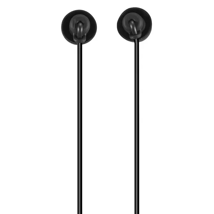 Hama Kopfhörer "Calm" In Ear - Schwarz - Paar schwarze kabelgebundene Ohrhörer.