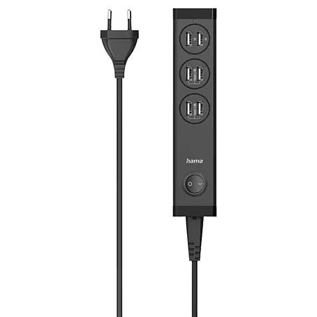 Hama  USB-Adapter 00223201 6 Ports USB-A für Tablets und Smartphones 34W