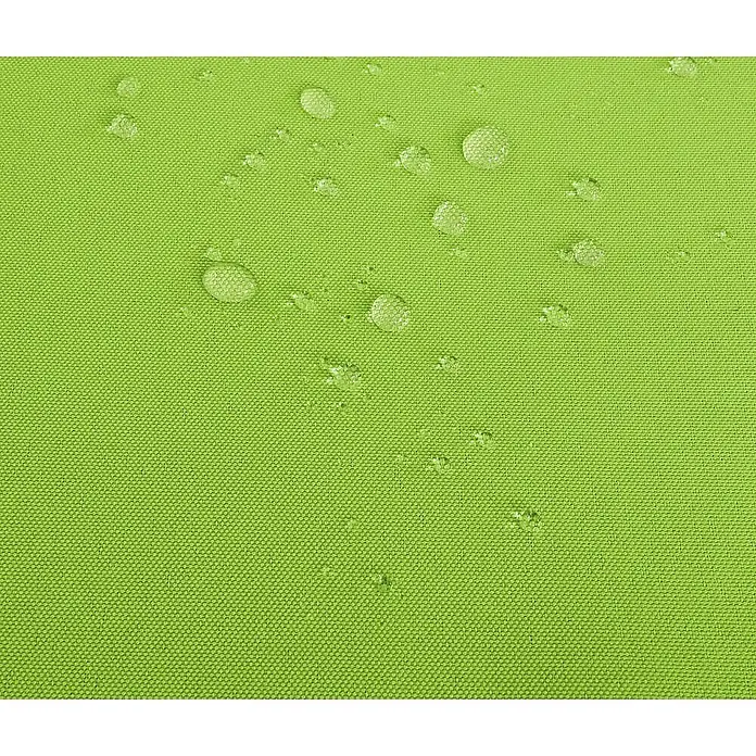 Proregal Gartenbank Kissen Grün - Polyester, Grau - Grüner, wasserdichter Stoff mit sichtbaren Wassertropfen.