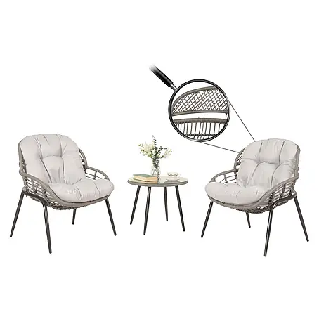 Mendler  Loungemöbel-Set HWC-N33